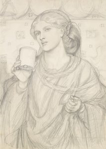 La copa amorosa de Dante Gabriel Charles Rossetti